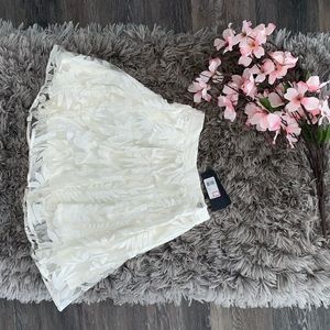 Guess Letizia Seashell white Skirt- NWT